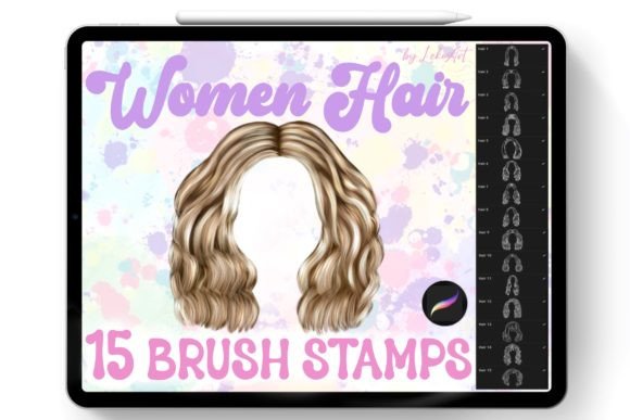 Download Hair Brush Stamp Procreate - Stamp procreate Collection