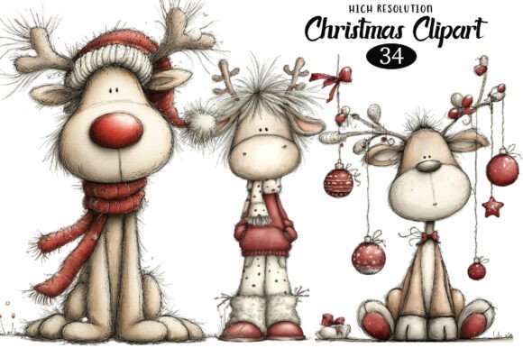 Download Reindeer Christmas Clipart - Christmas clipart Collection