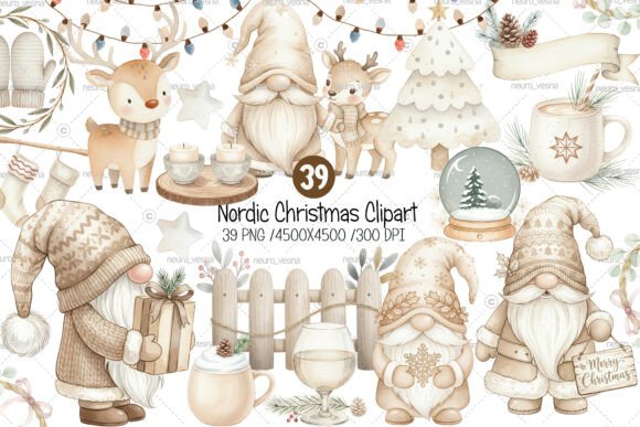 Download Beige Christmas Clipart - Christmas clipart Collection