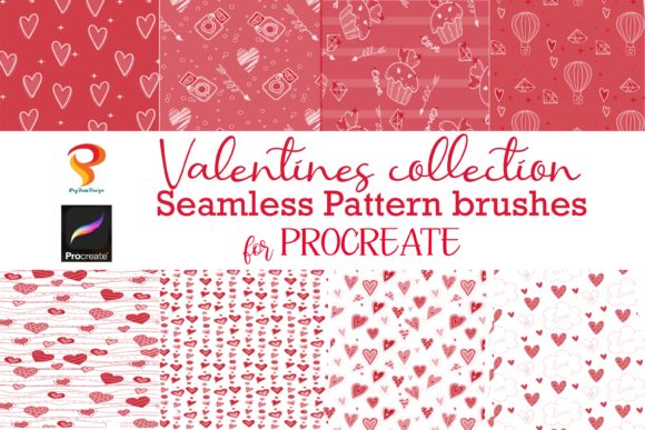 Download Valentines Procreate Texture  Brushes - Valentines Collection