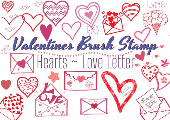 Download Valentines Procreate Stamp Brush - Valentines Collection