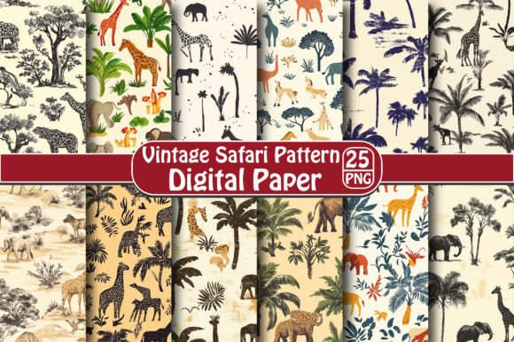 Download Vintage Safari Pattern - Safari pattern Collection